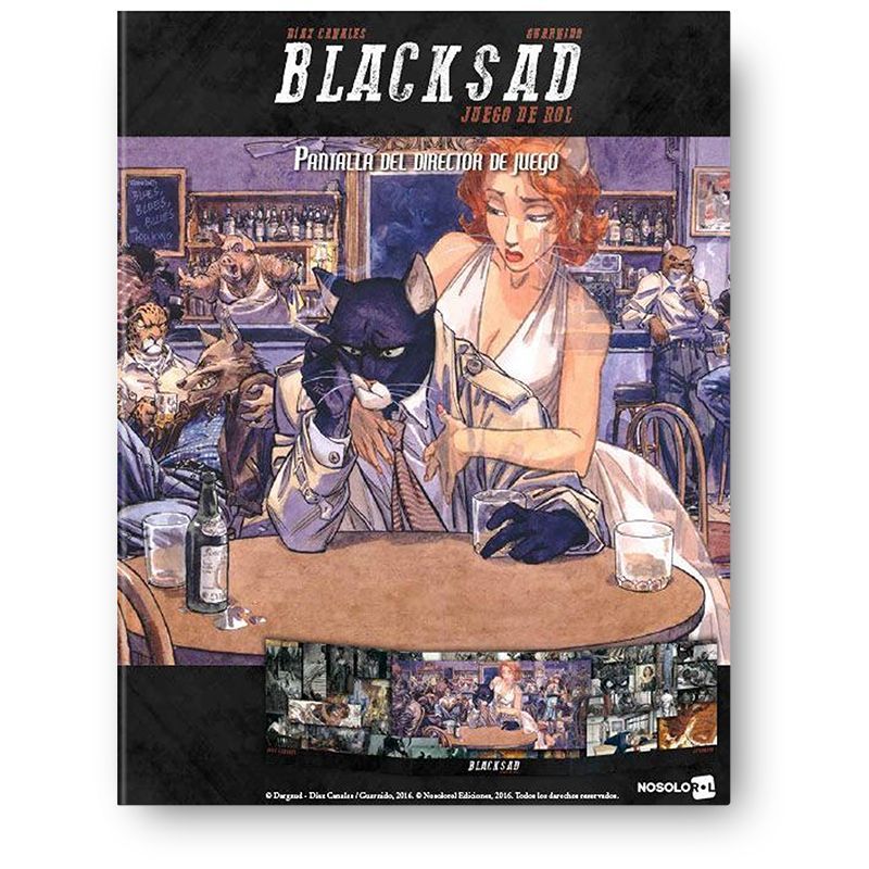 Blacksad: Pantalla del DJ