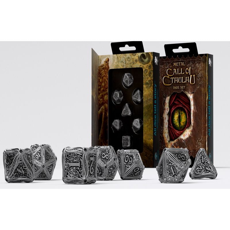 Metal Call of Cthulhu Dice Set (7)