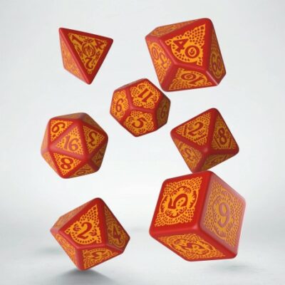 Dragon Slayer Red & Orange Dice Set