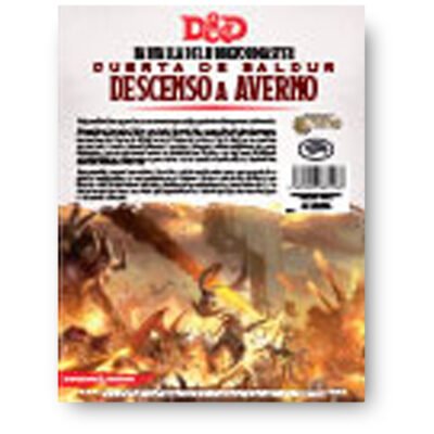 Pantalla del Dungeon Master - Descenso a Averno