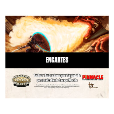 Savage Worlds, Encartes pantalla personalizable