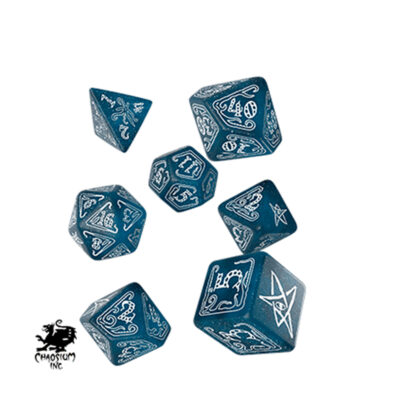 Call of Cthulhu Abyssal & White Dice Set