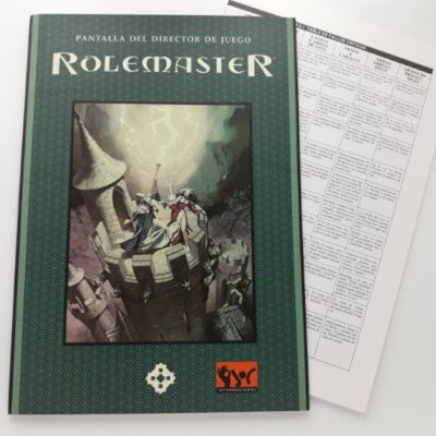 Rolemaster - Pantalla del director de juego