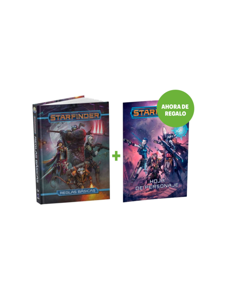 Starfinder - Reglas Básicas (2ª reimpresión) + Hojas de Personaje