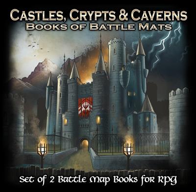 Castles Crypts and Caverns Books of Battle Mats