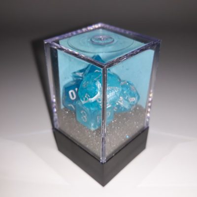 Luminary Mini- Polyhedral Sky/silver 7-Die set