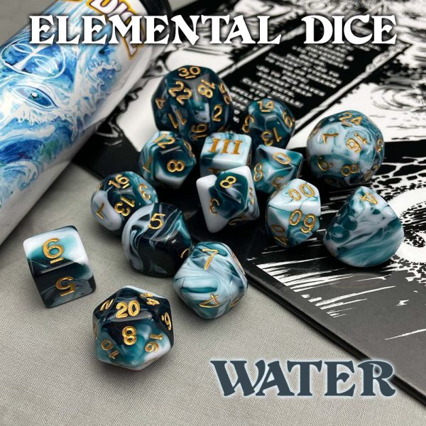 DCC RPG Dice Set Elemental Dice: Water