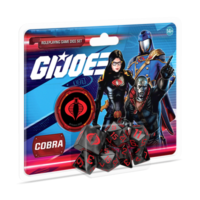 G.I. JOE Roleplaying Game Cobra Dice Set